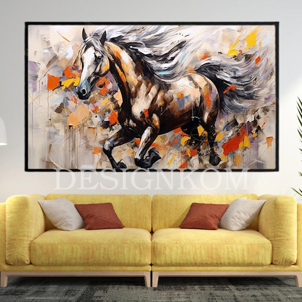 horse artistic touches
