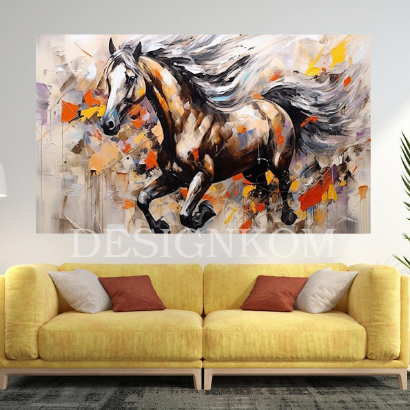 horse artistic touches