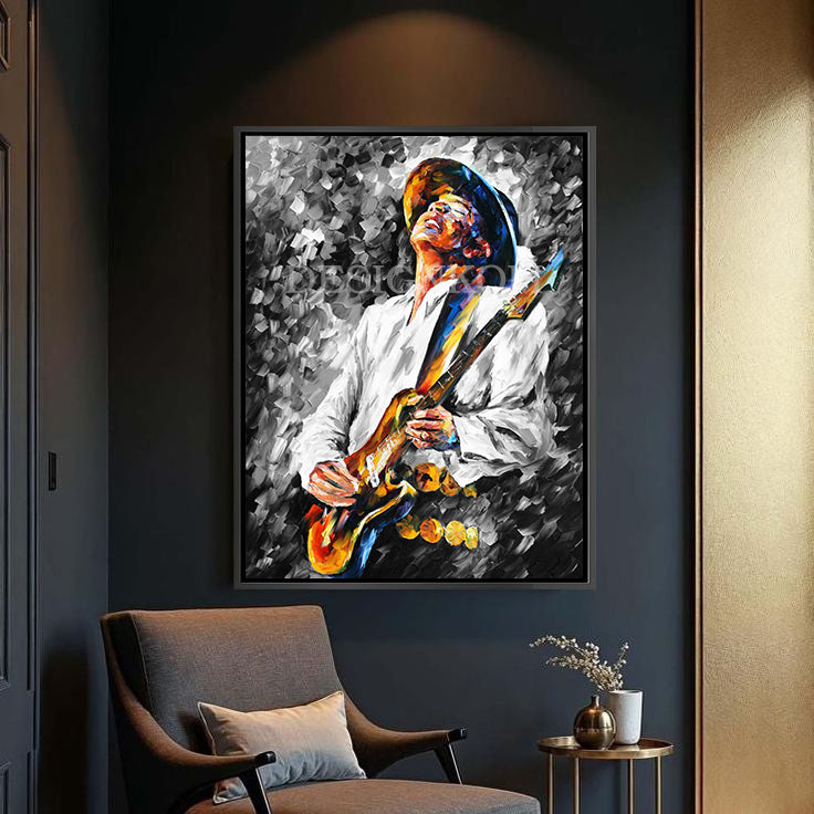 Passionate guitarist