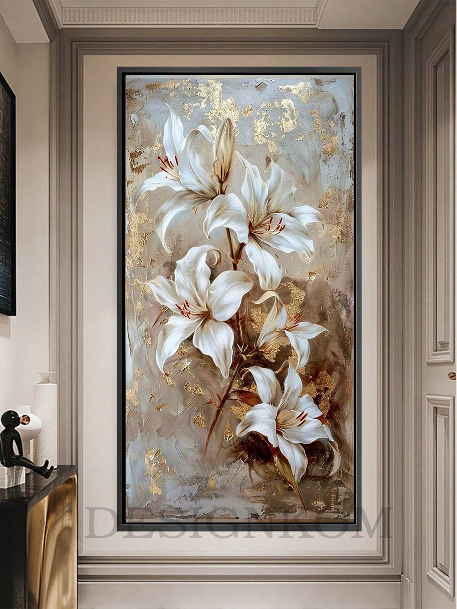 Elegant White Lilies