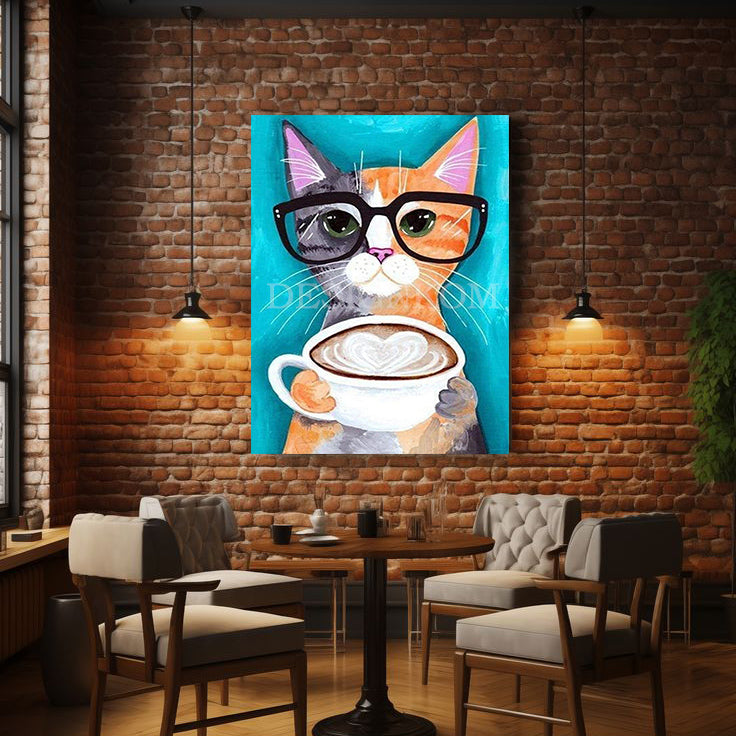 Cat Cafe Pop Art