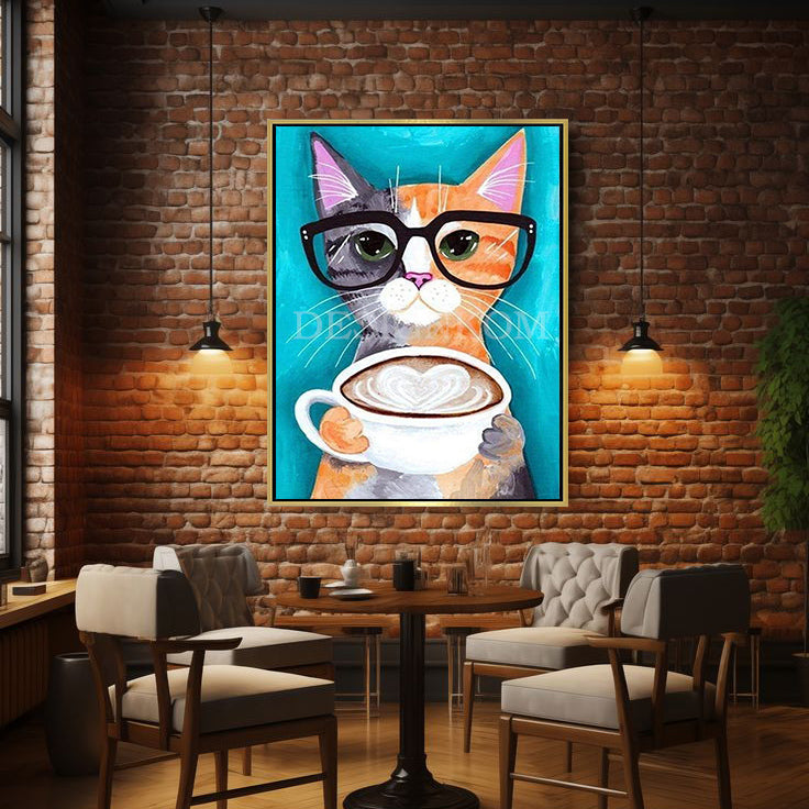 Cat Cafe Pop Art