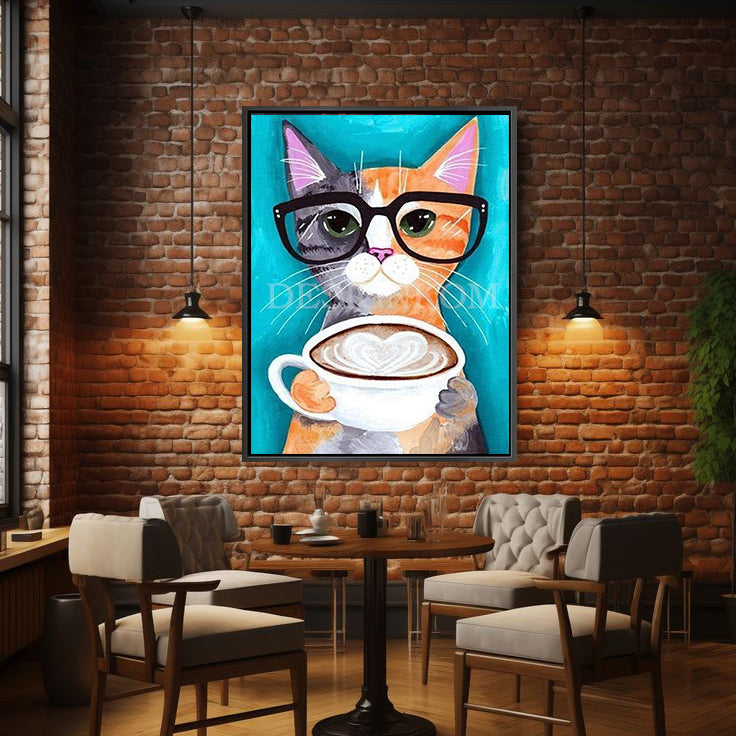 Cat Cafe Pop Art