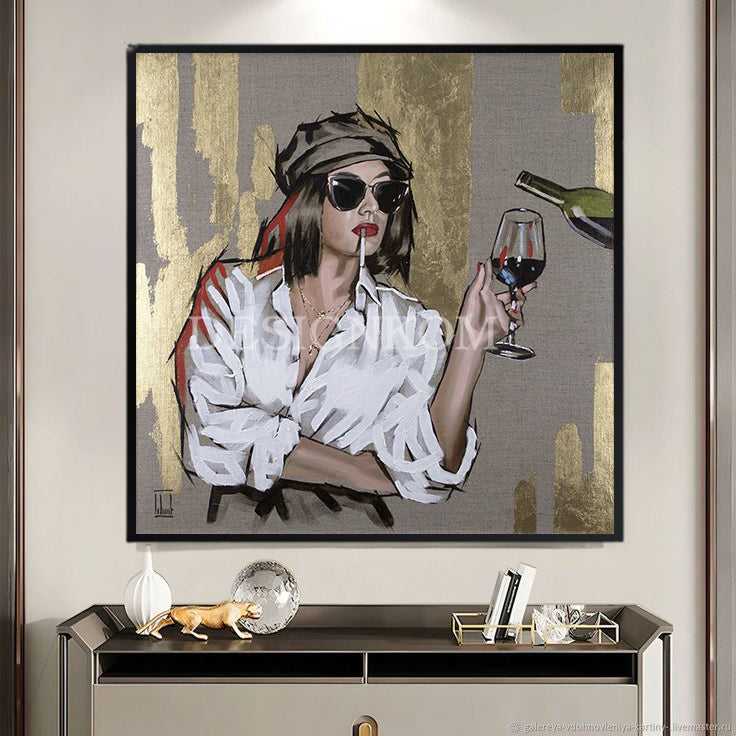 Woman with a Glass of Wine