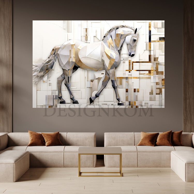 geometric horse