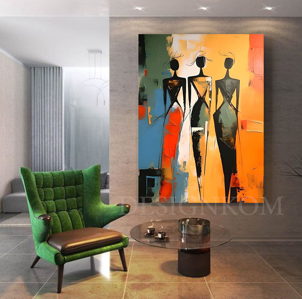 Silhouettes feminines