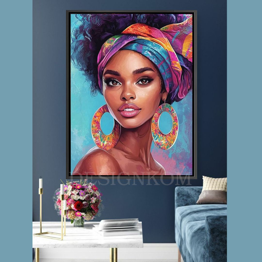 chic african woman