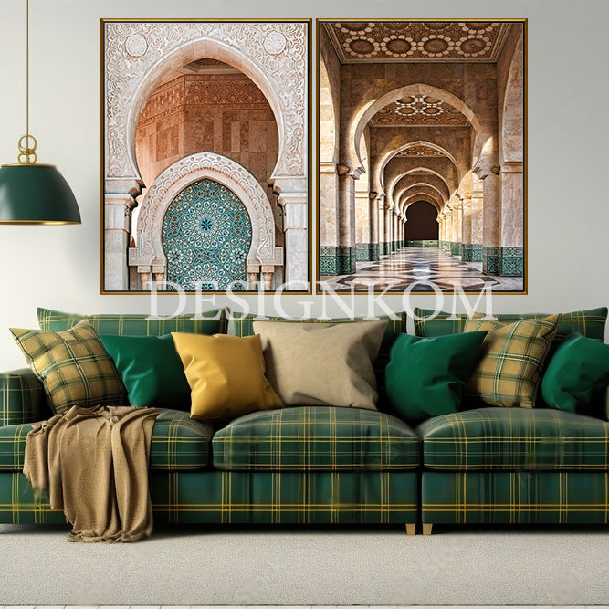 mosquée Hassan II door