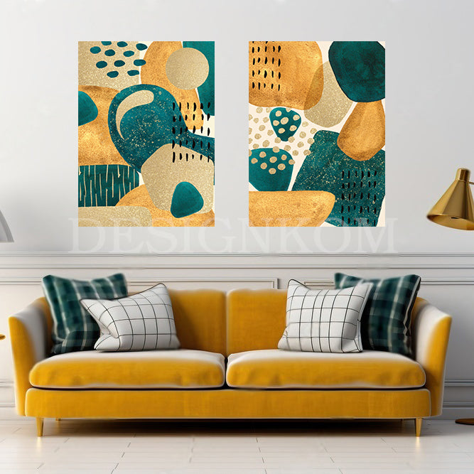 geometric diving art
