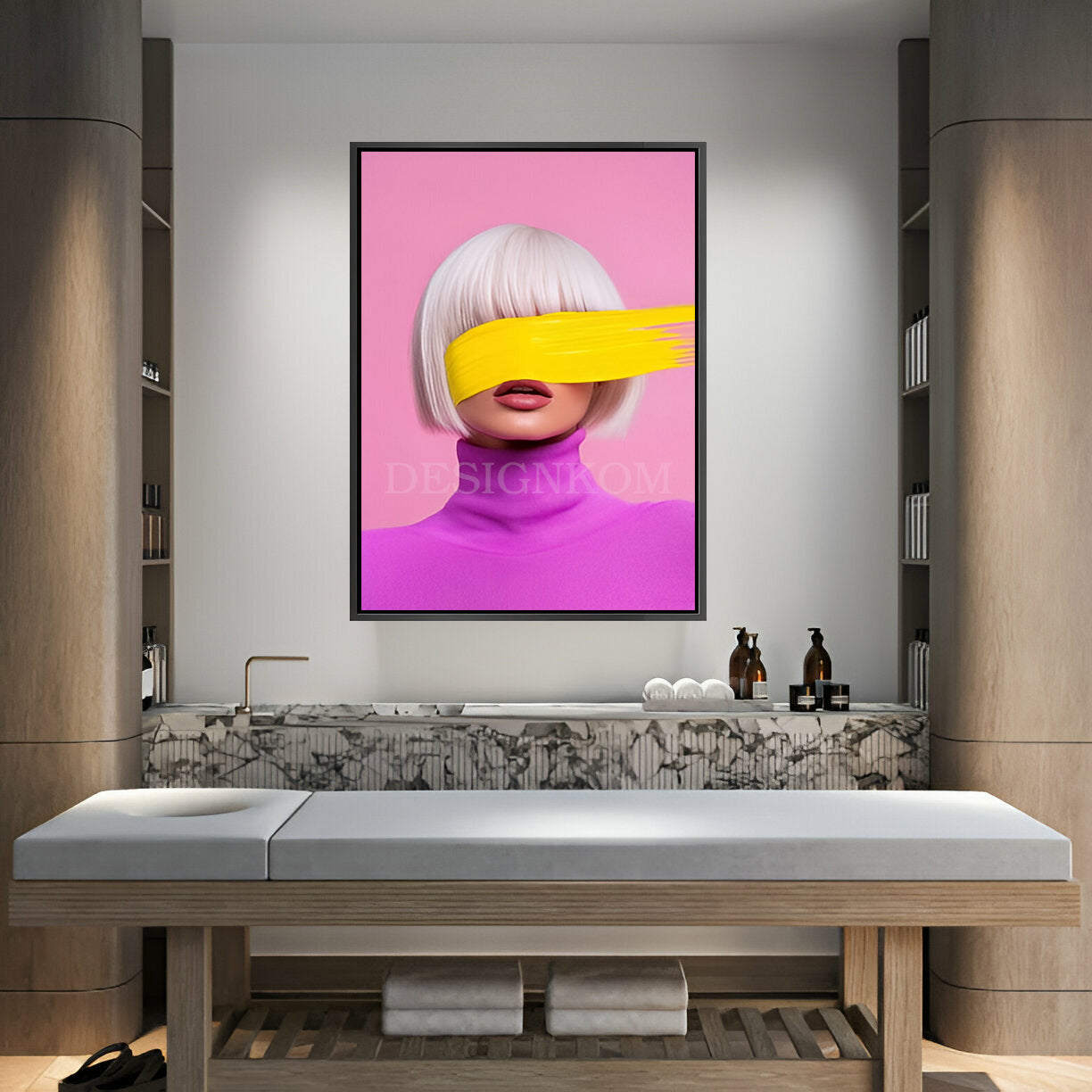 pop art futuristic woman