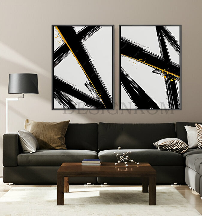 abstract black lines