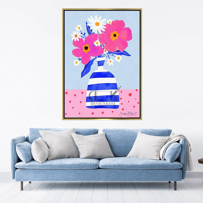 maximalist flower vase