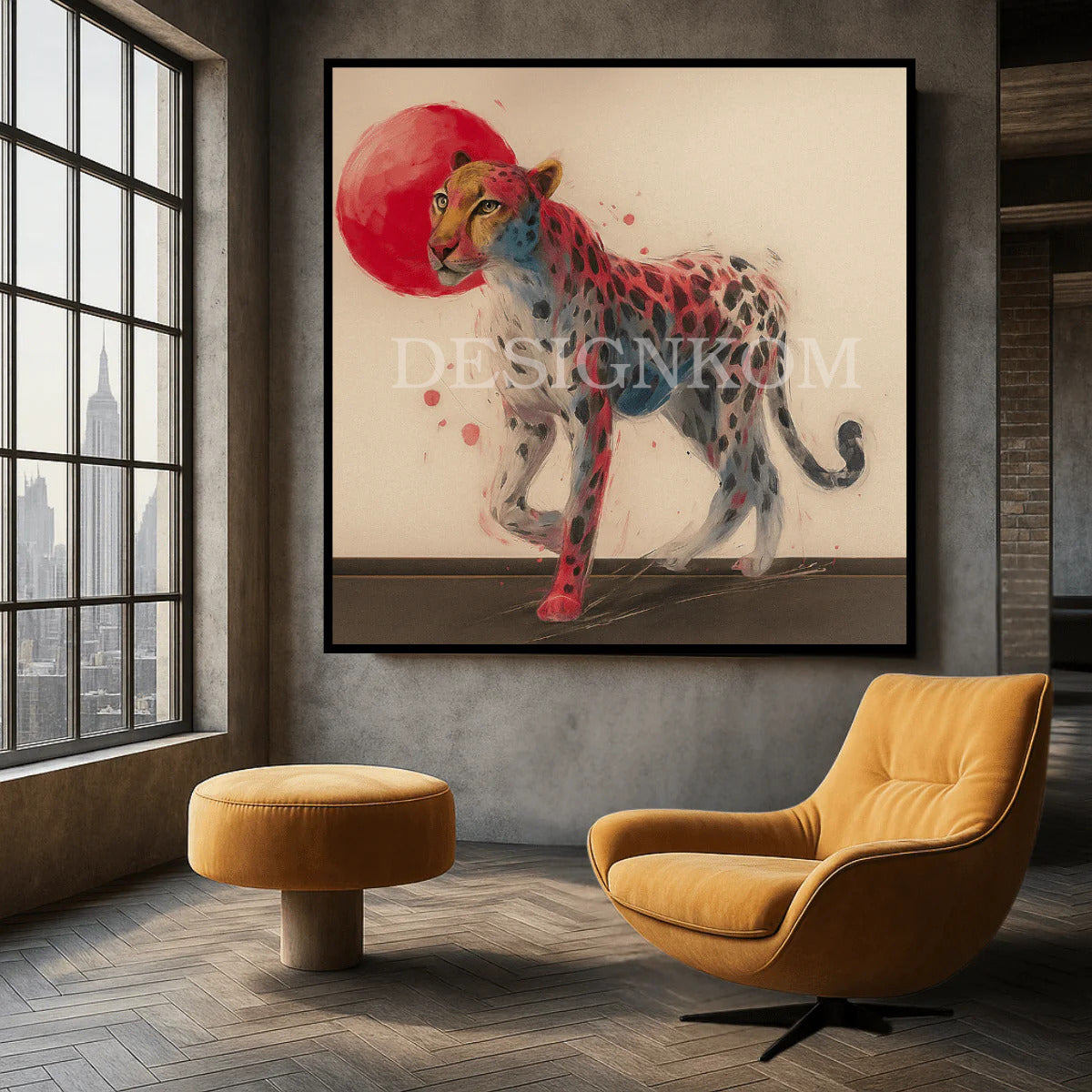 The Fantasy Red Leopard