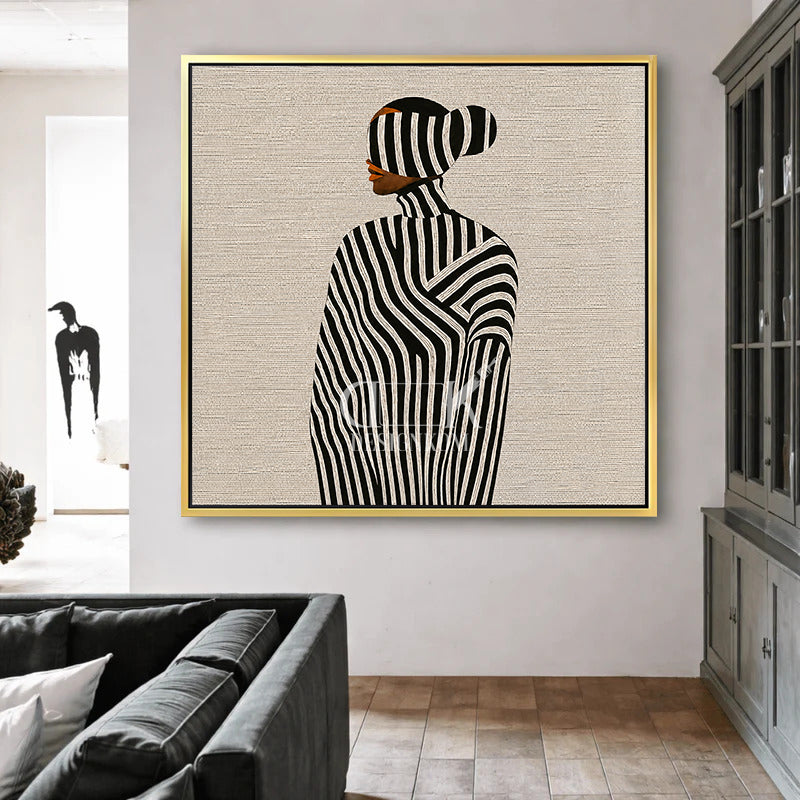 Striped Woman