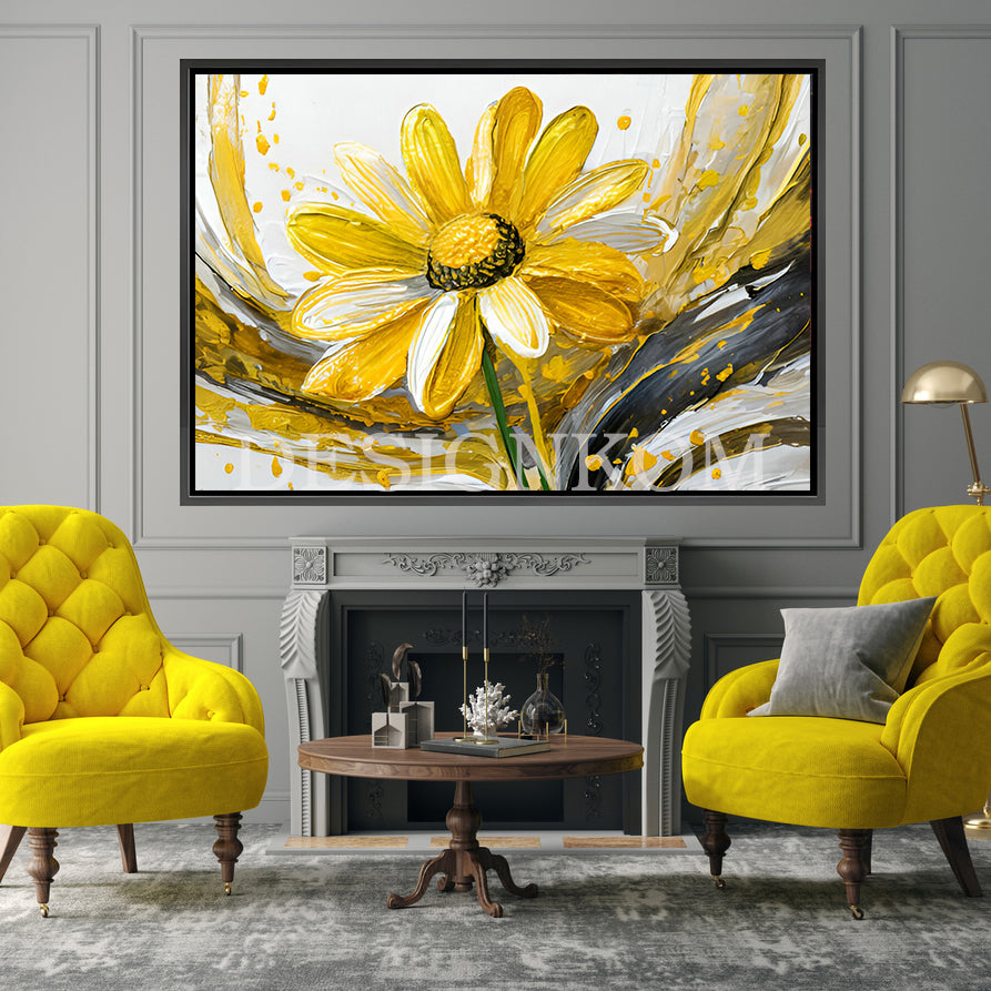 bright yellow flower