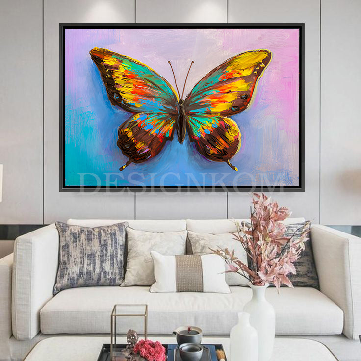 Poetic Colorful Butterfly