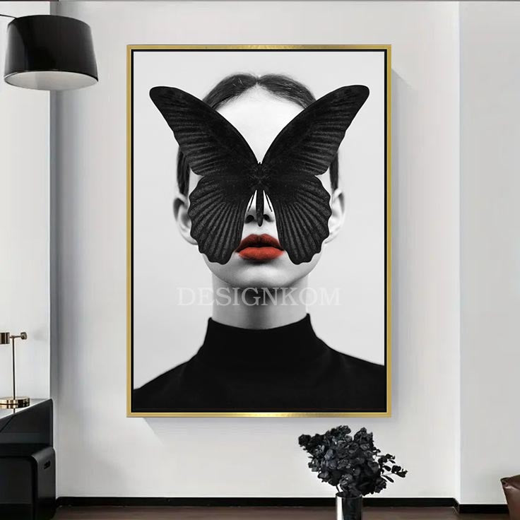 butterfly face feeling