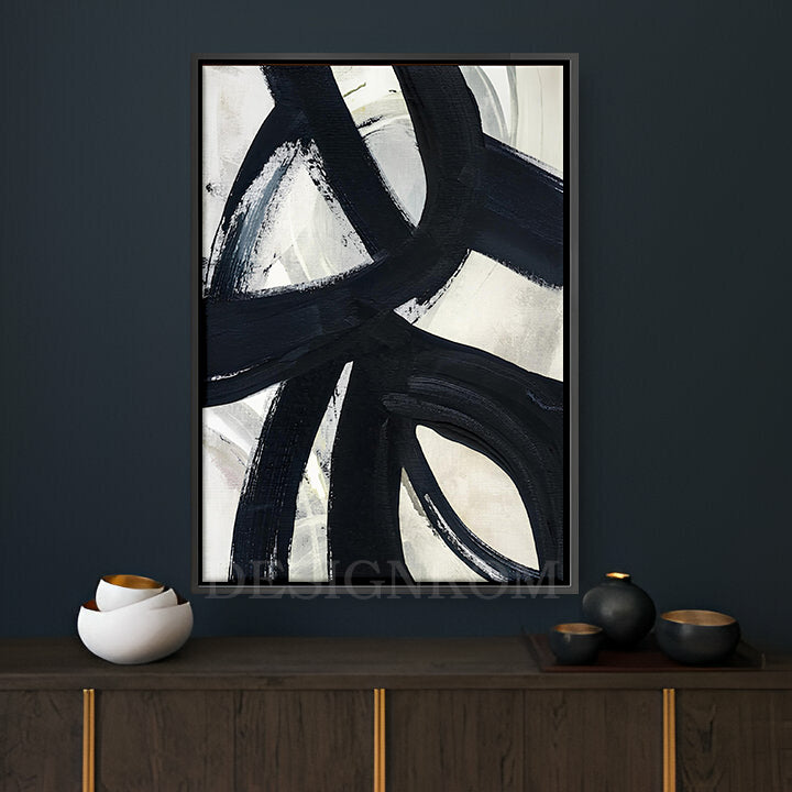 Black Scratches on a Gray