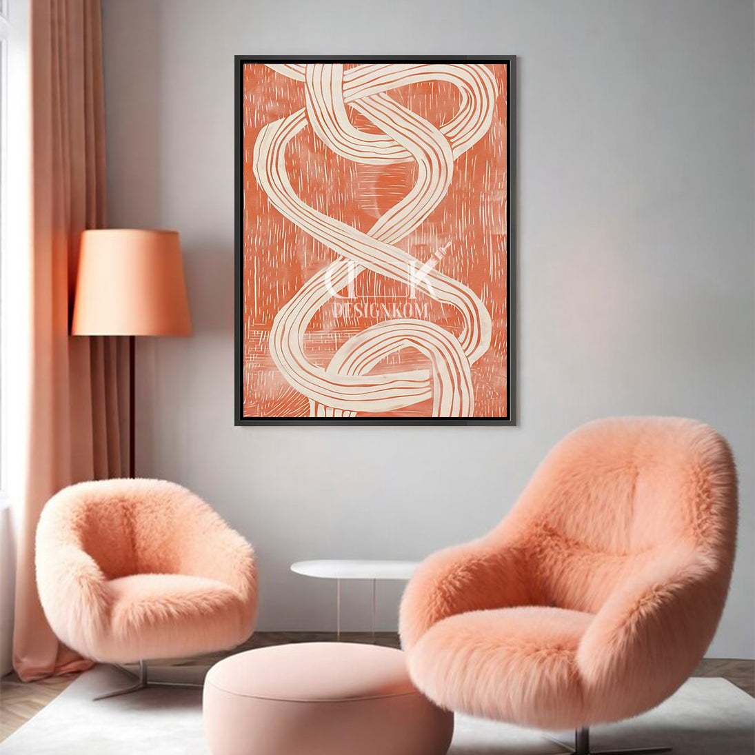 Terracotta knot art
