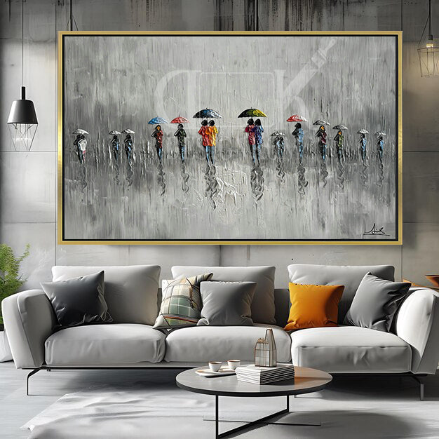 walk in the rain