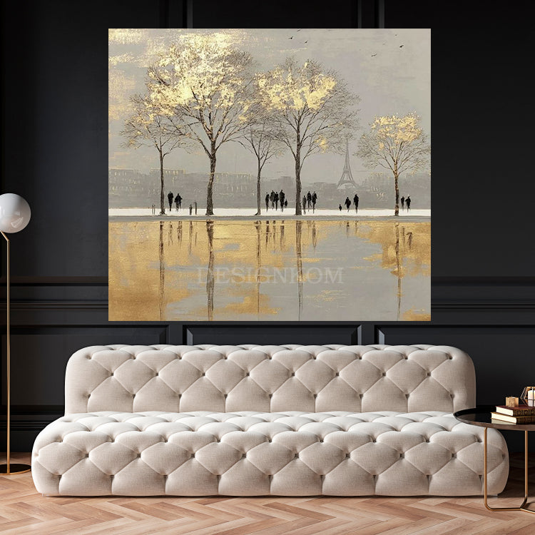 paris dore reflection river