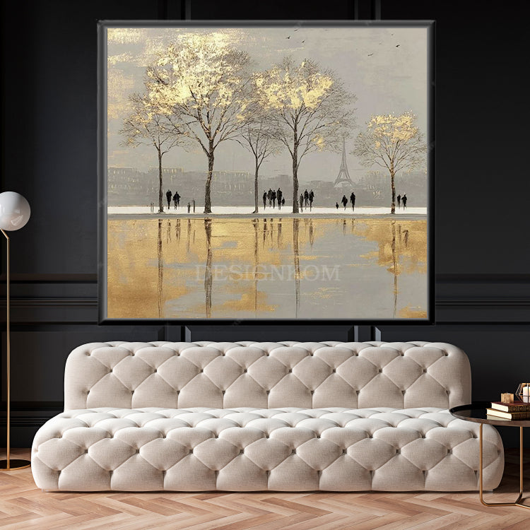 paris dore reflection river