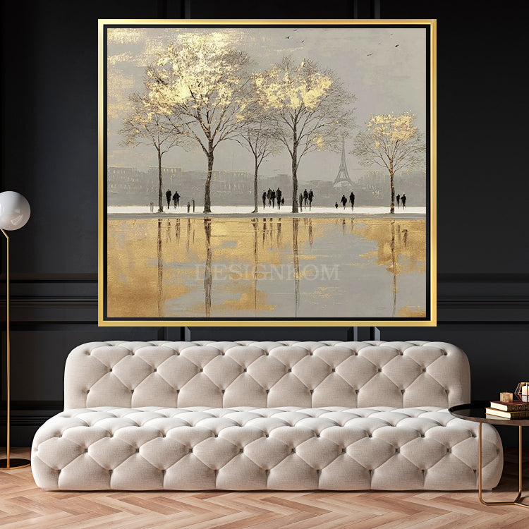 paris dore reflection river