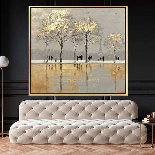 paris dore reflection river