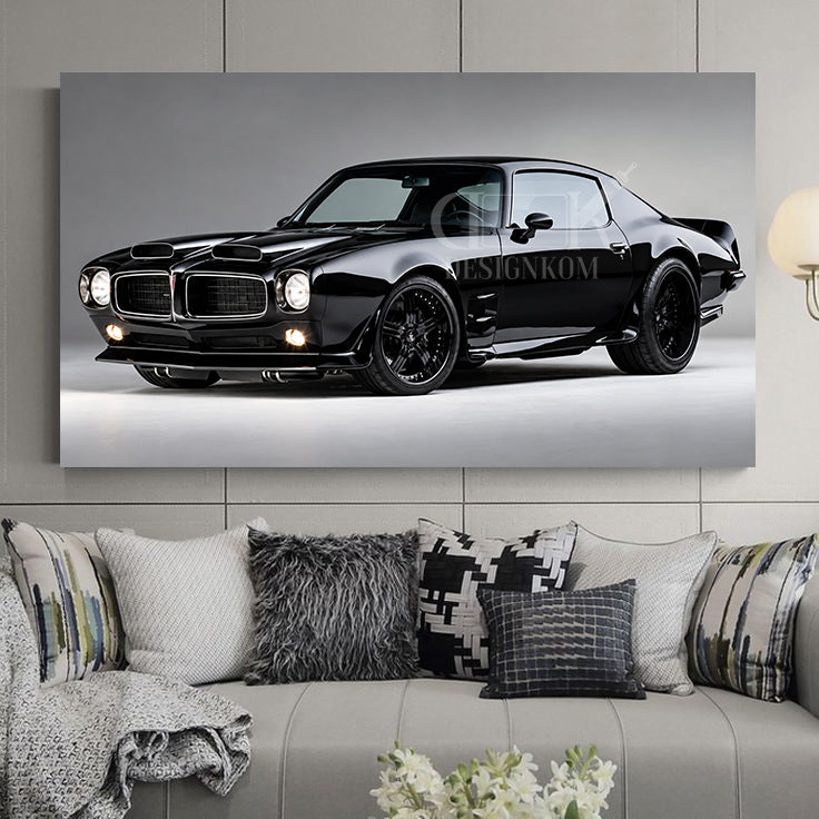 Black Muscle Car