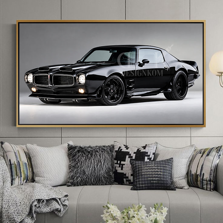 Black Muscle Car