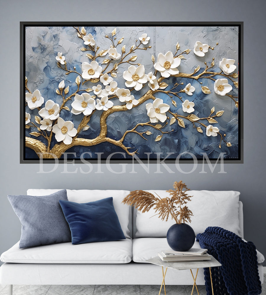 branches white flowers