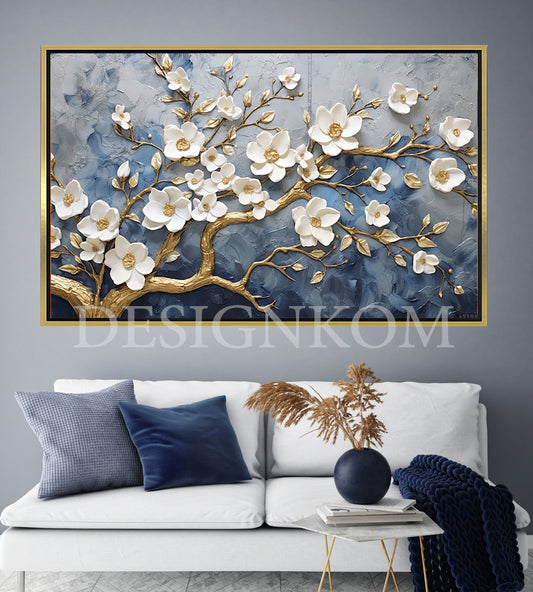 branches white flowers
