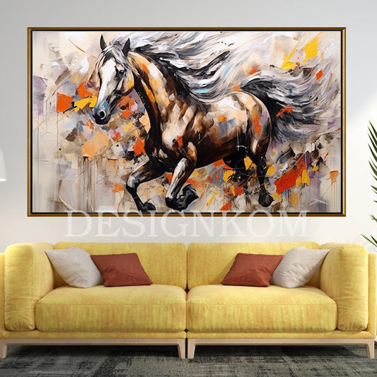 horse artistic touches
