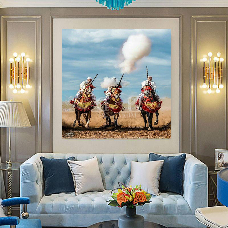 Moroccan horsemen