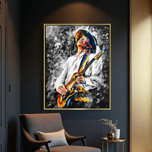 Passionate guitarist