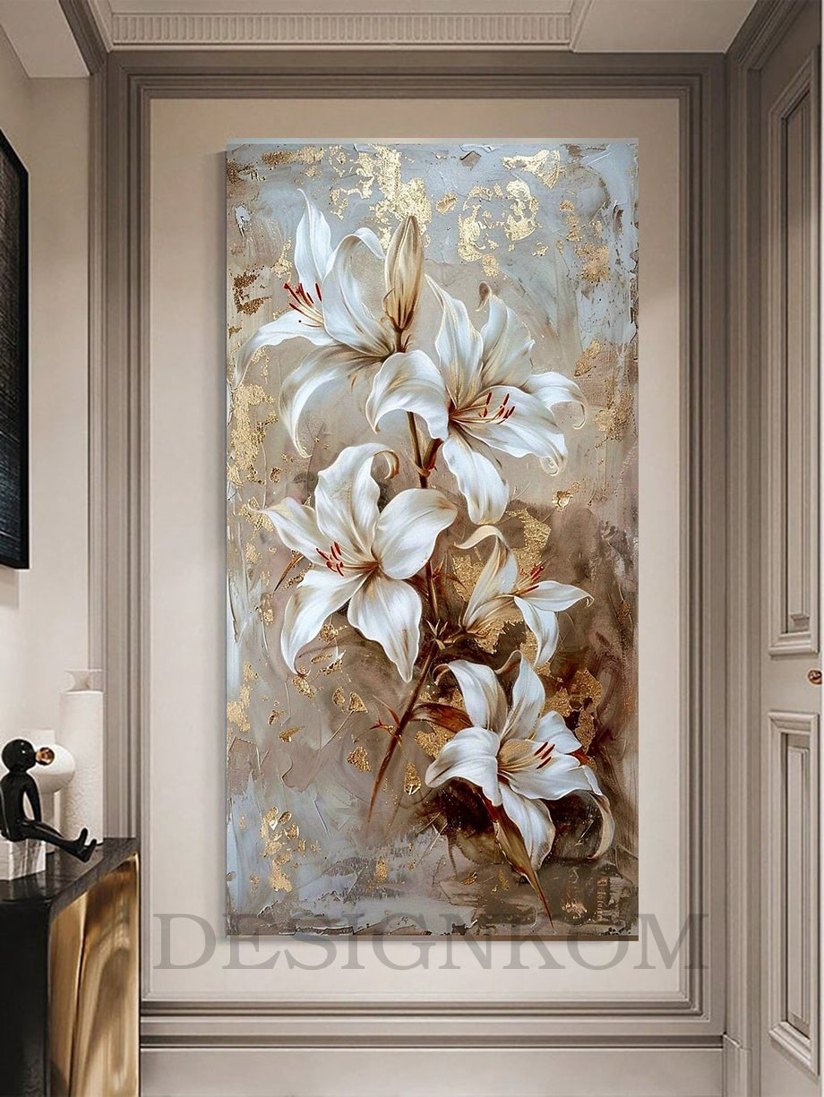 Elegant White Lilies