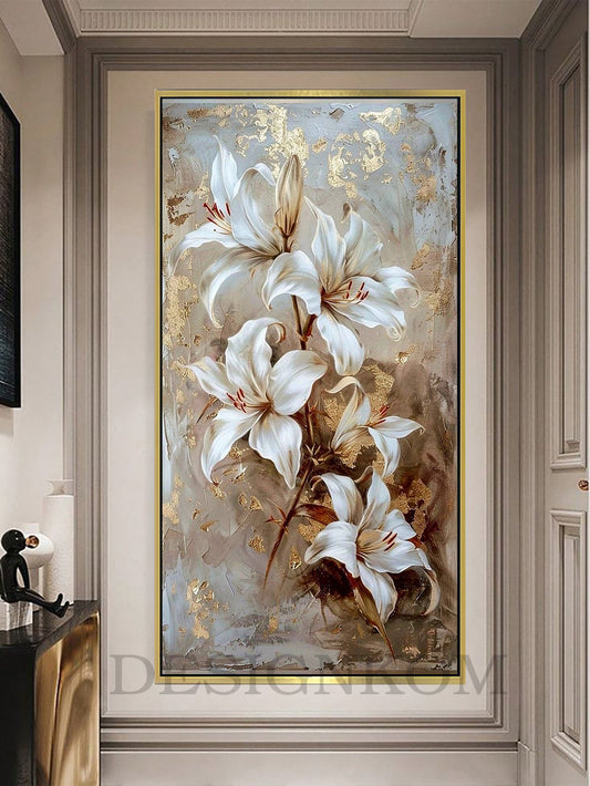 Elegant White Lilies