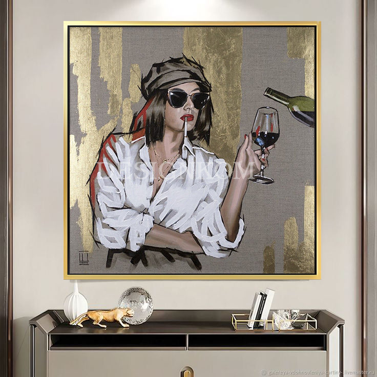 Woman with a Glass of Wine