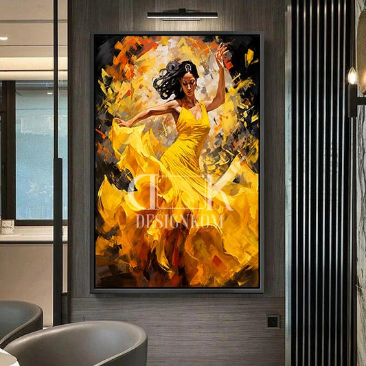 Dancer in a Yellow