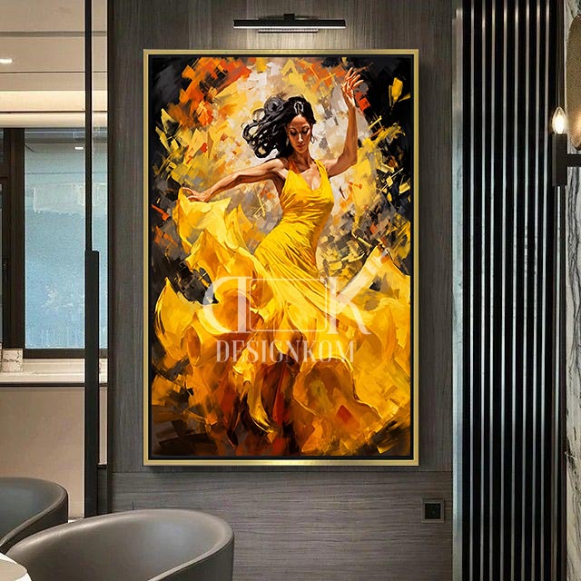 Dancer in a Yellow