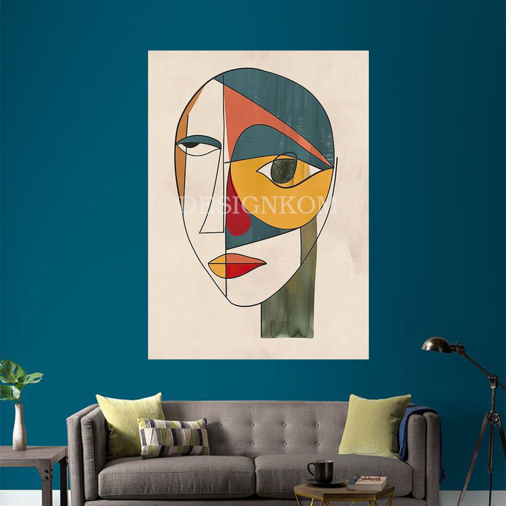 Minimalist Geometric Face