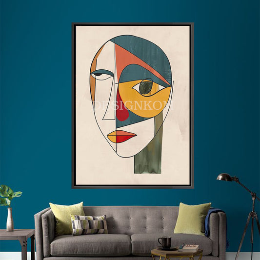 Minimalist Geometric Face