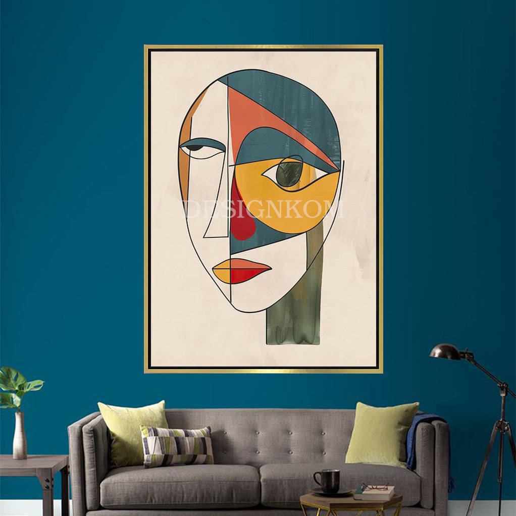 Minimalist Geometric Face