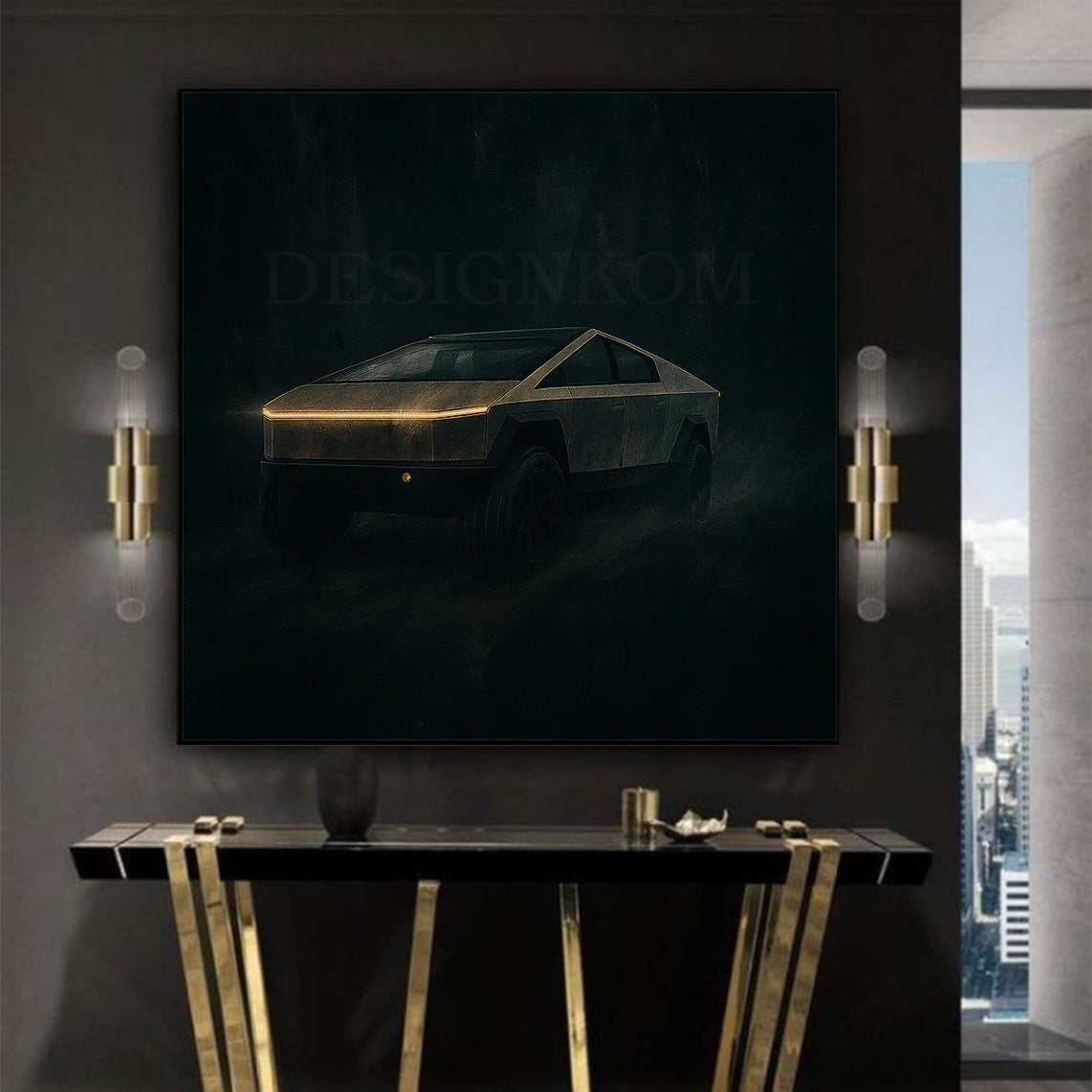 Futuristic Cybertruck