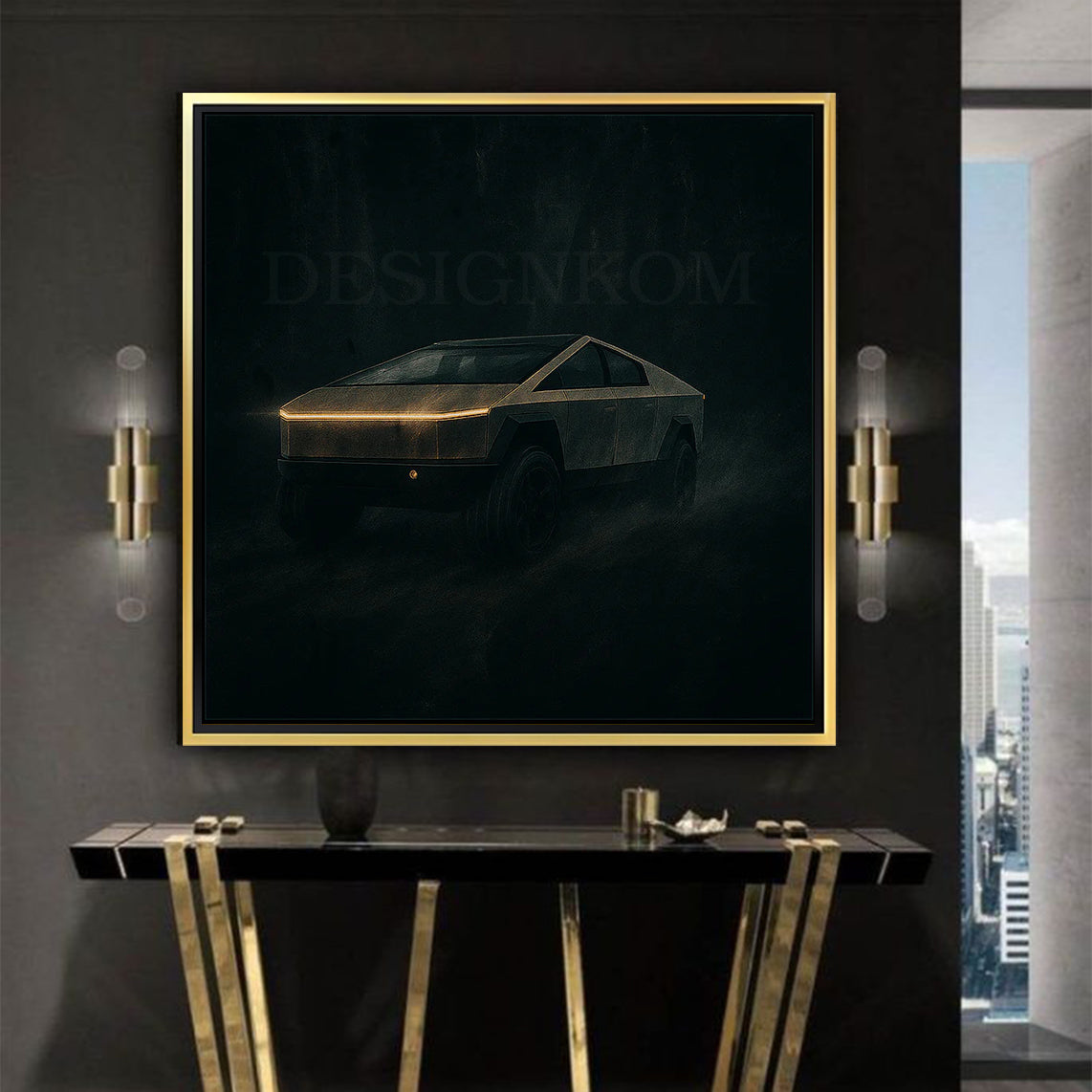 Futuristic Cybertruck