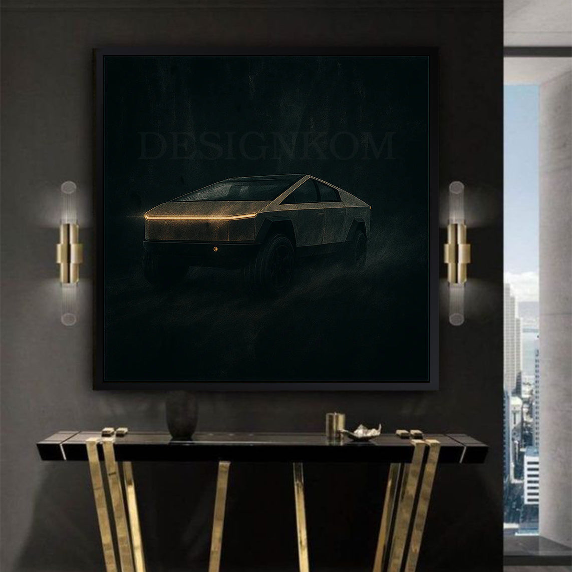 Futuristic Cybertruck