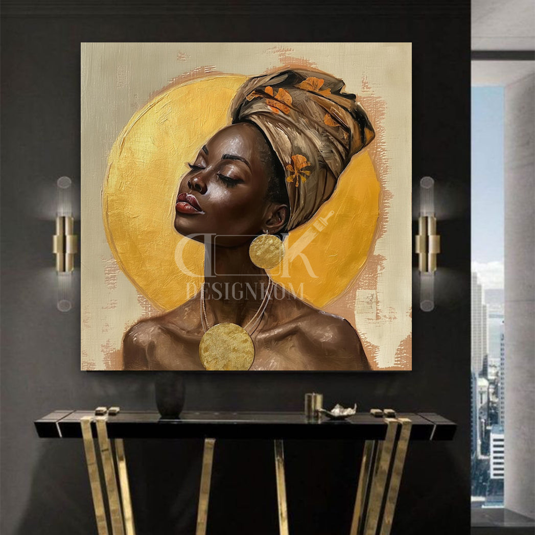 African feminine elegance