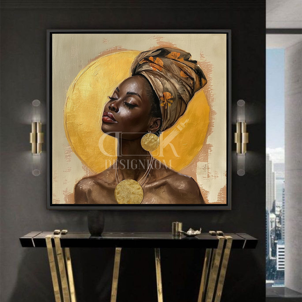 African feminine elegance