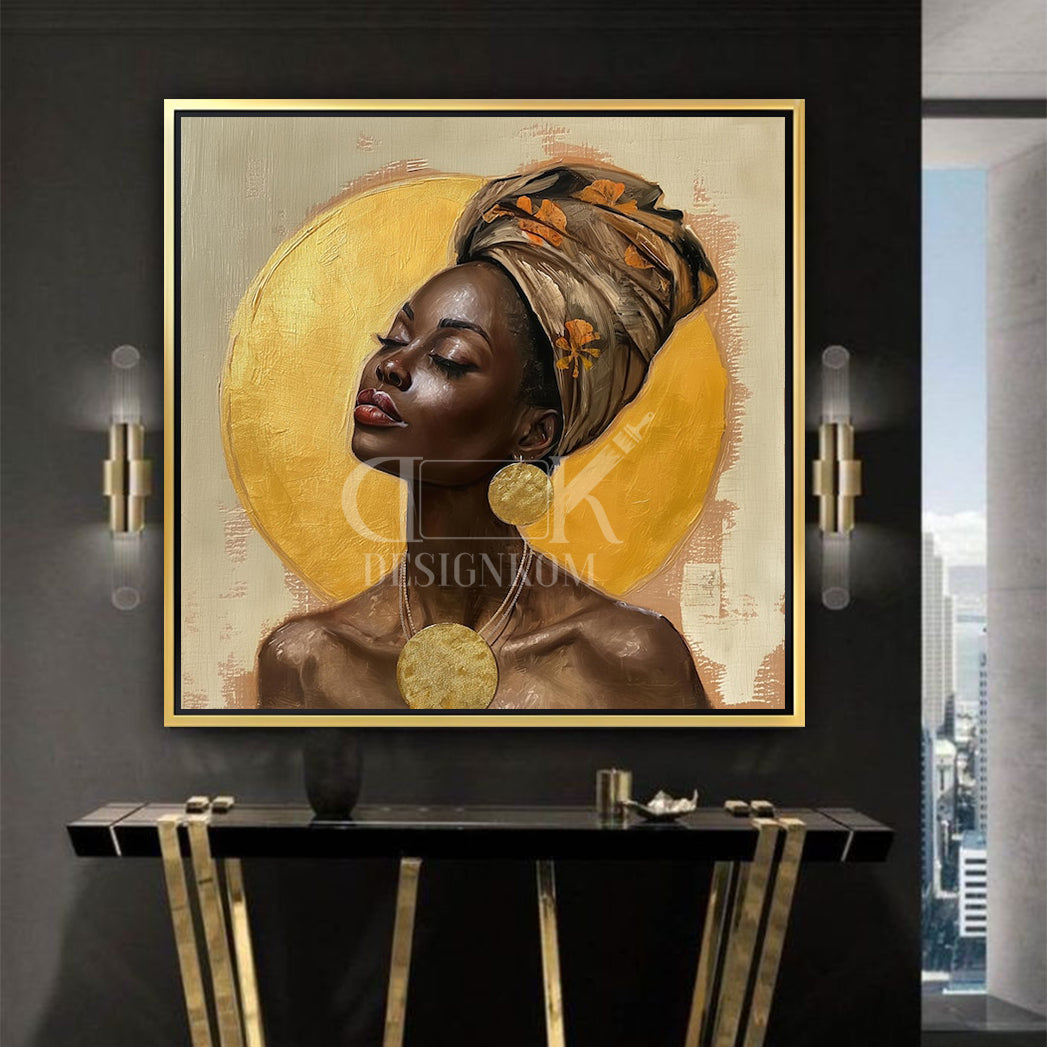 African feminine elegance