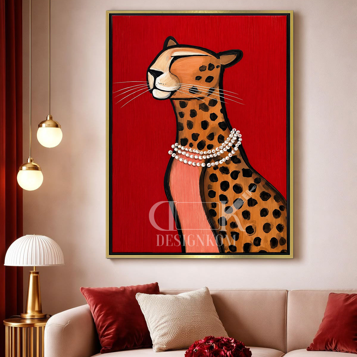 glamorous leopard